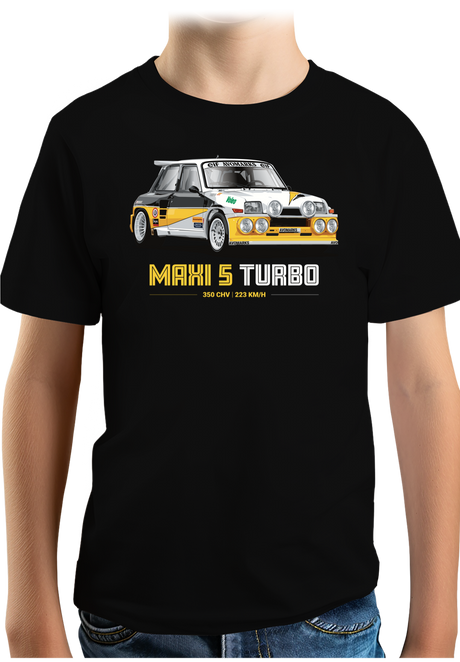 T-Shirt Garçon Maxi 5 Turbo