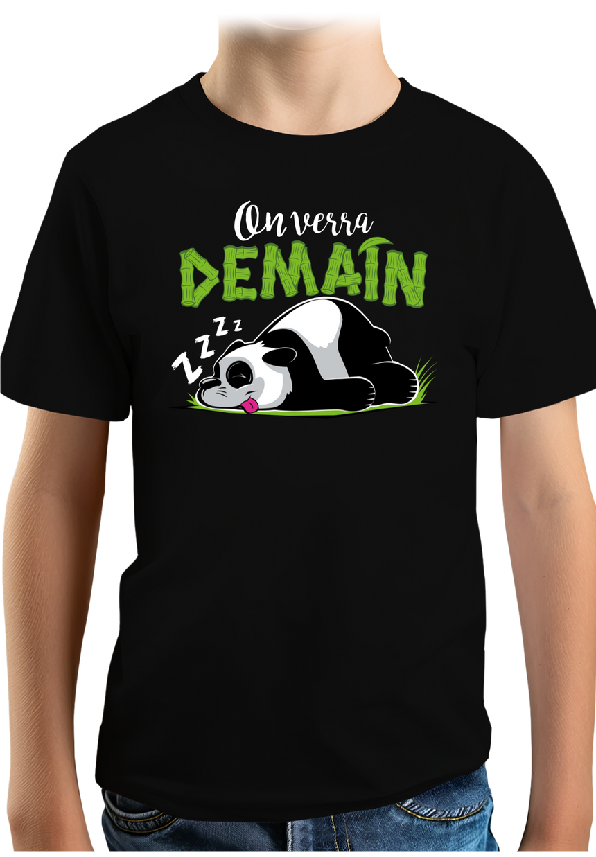 T-Shirt Garçon On verra demain