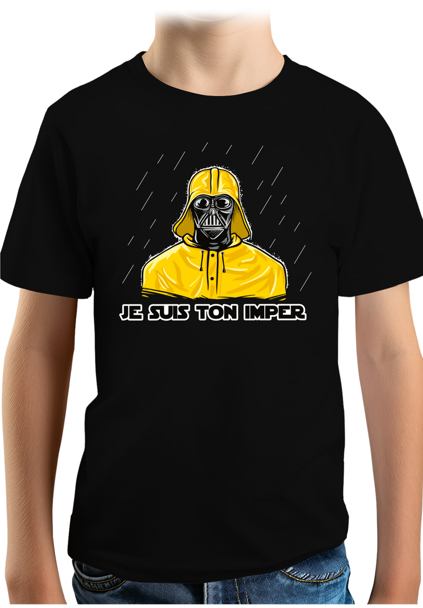 T-Shirt Garçon Je suis ton imperméable