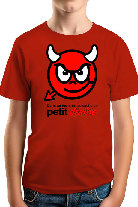 Tee-Shirt Garçon Dans ce tee shirt se cache un petit Diable