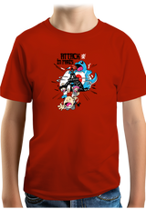 T-Shirt Garçon Attack In Paris Carapuce