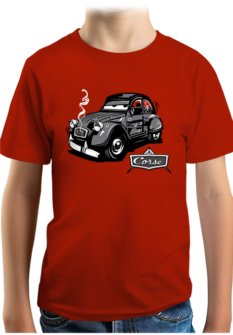 T-Shirt Garçon Deuch dessin animé made in Corse