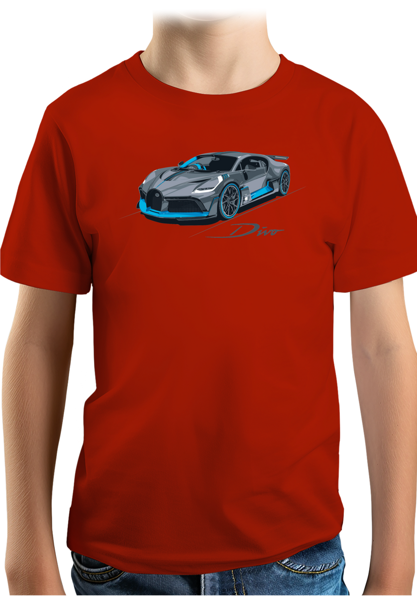 T-Shirt Garçon Voiture L'hypercar Française