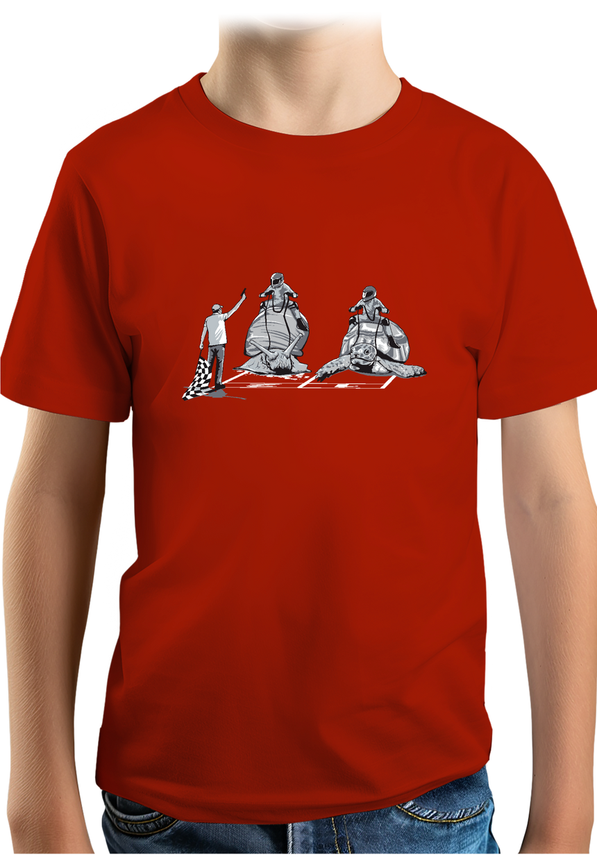 T-Shirt Garçon La Course d'escargots