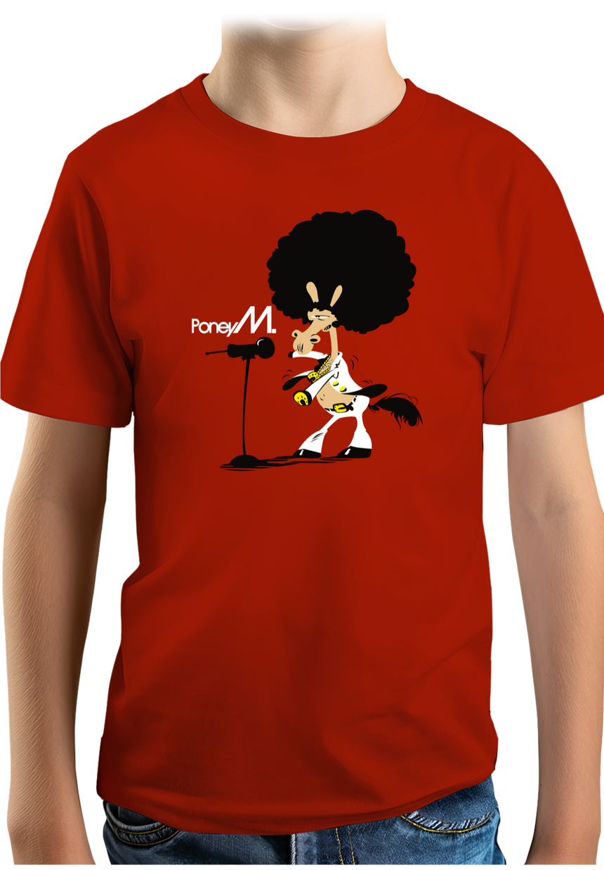 T-Shirt Garçon Chanteur Poney M