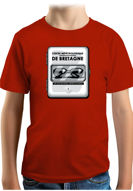 T-Shirt Garçon Lunette de soleil Bretonne