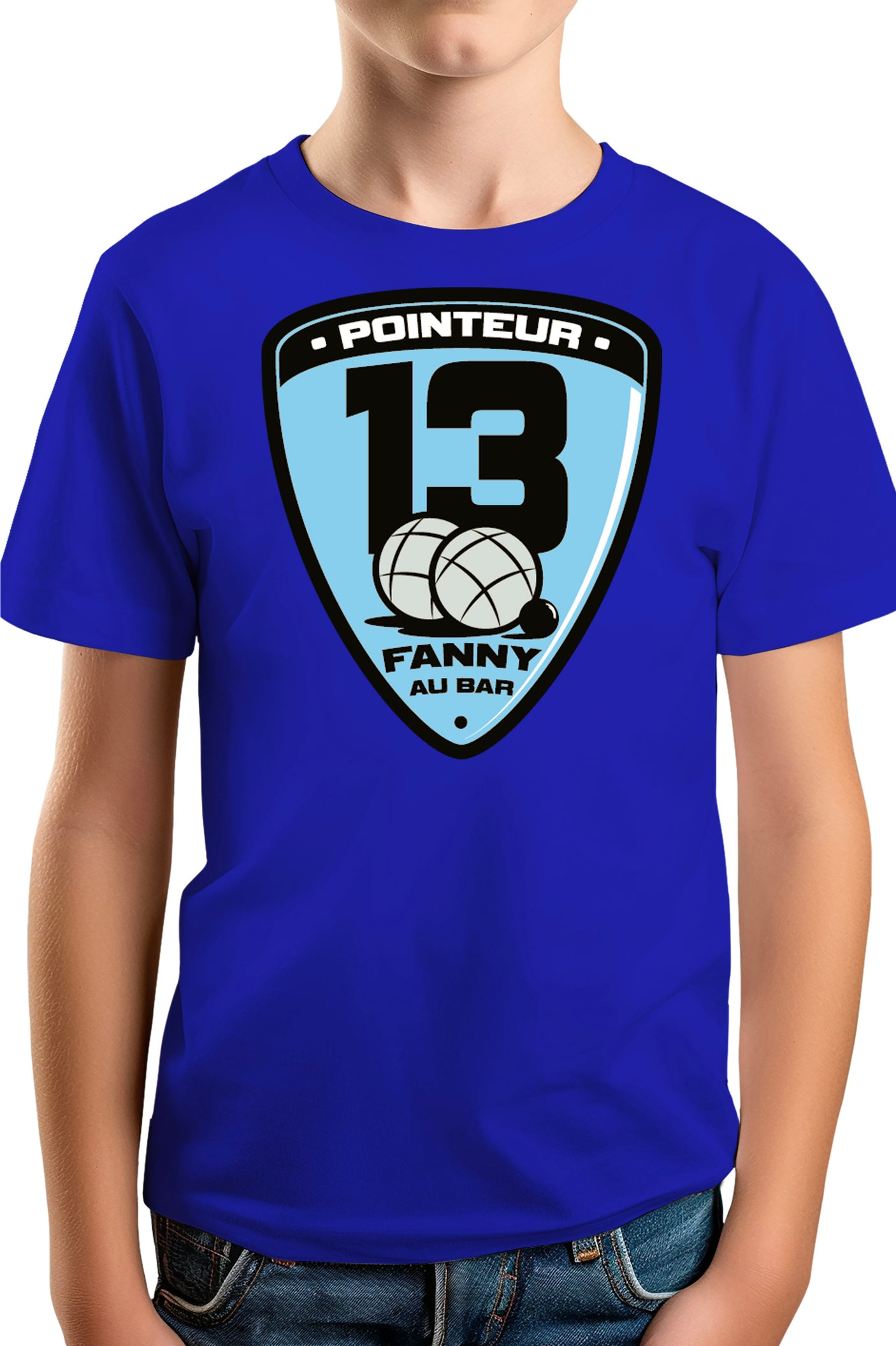 Tee-Shirt Garçon Fanny au bar ... Pointeur