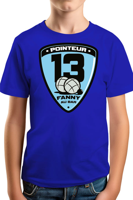 T-Shirt Garçon Fanny au bar, pointeur