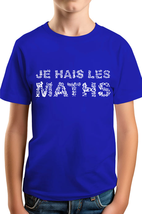 T-Shirt Garçon Je Hais Les Maths
