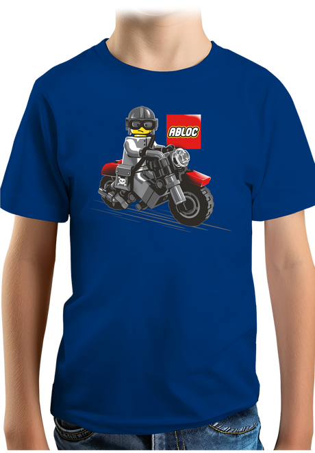 T-Shirt Garçon Moto de construction ABLOC