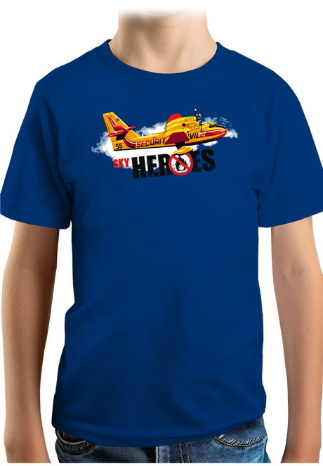 T-Shirt Garçon Avion pour éteindre les feux