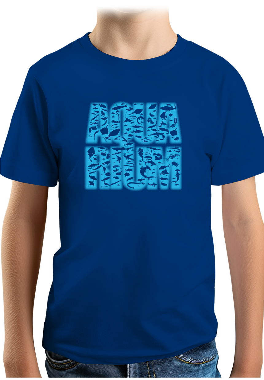 T-Shirt Garçon Aquarium avec des poissons