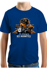 T-Shirt Garçon Compagnie des Marmottes en Moto