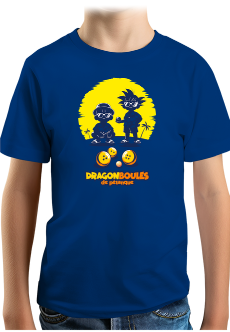 T-Shirt Garçon Dragon Boules de pétanque
