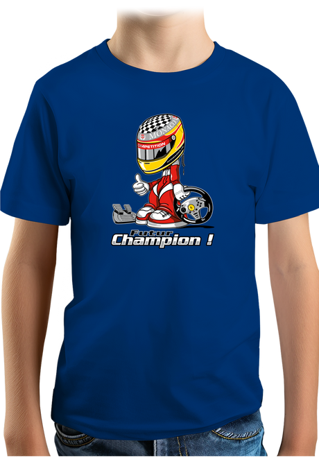 T-Shirt Garçon Futur champion de course