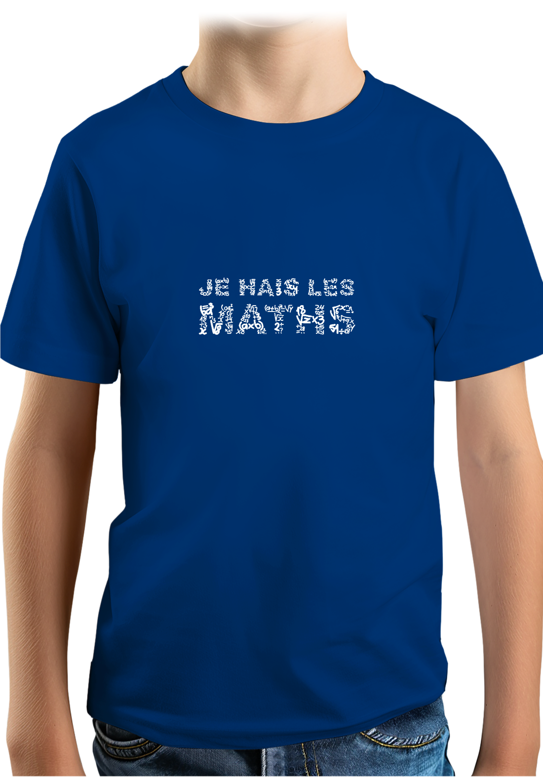 T-Shirt Garçon Je Hais Les Maths