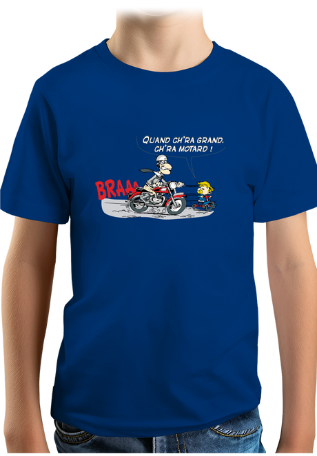 T-Shirt Garçon Motard et son fils