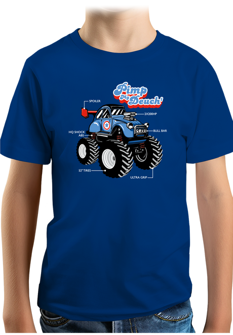 T-Shirt Garçon Voiture Monster 2CV