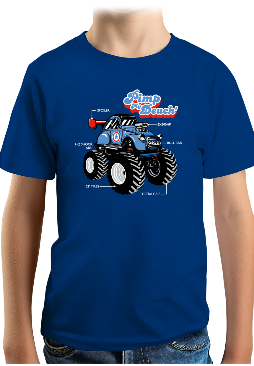 T-Shirt Garçon Voiture Monster 2CV