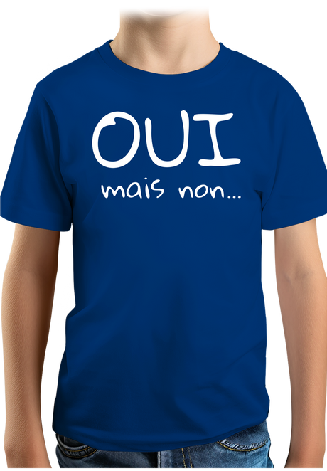 T-Shirt Garçon Oui mais non...