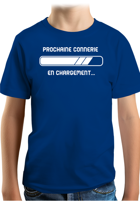 T-Shirt Garçon Prochaine connerie en chargement