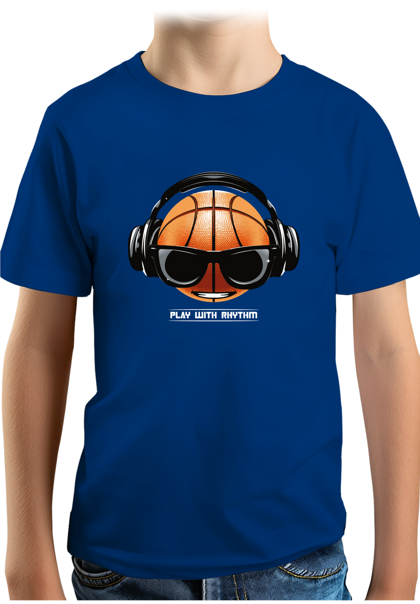 T-Shirt Garçon Play basket with rhythm