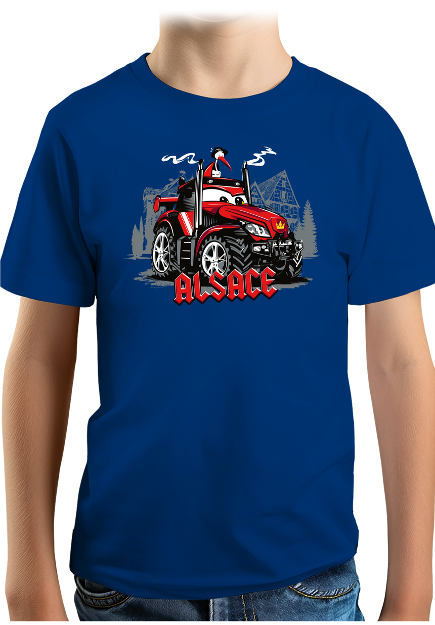 T-Shirt Garçon Le Super tracteur Alsacien