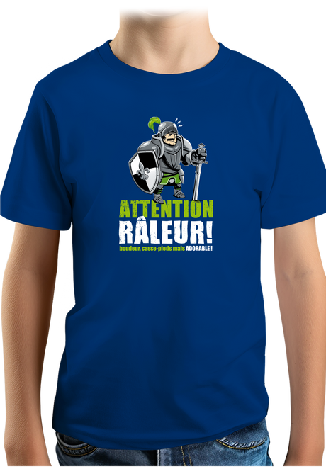 T-Shirt Garçon Râleur Chevalier gentil château