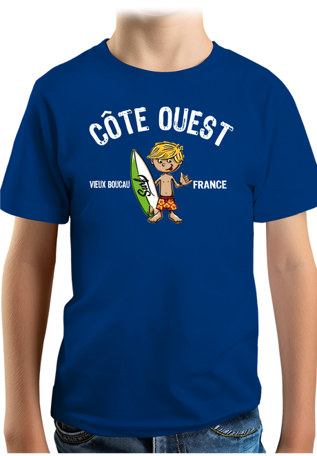 T-Shirt Garçon Petit surfeur personnalisé