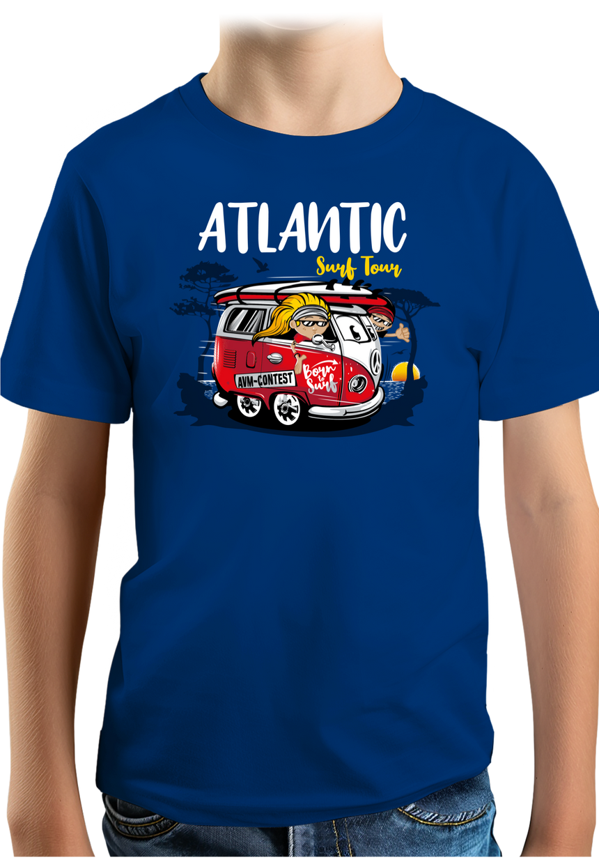 T-Shirt Garçon Le van des surfeurs