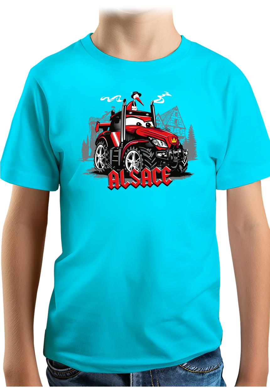 T-Shirt Garçon Le Super tracteur Alsacien
