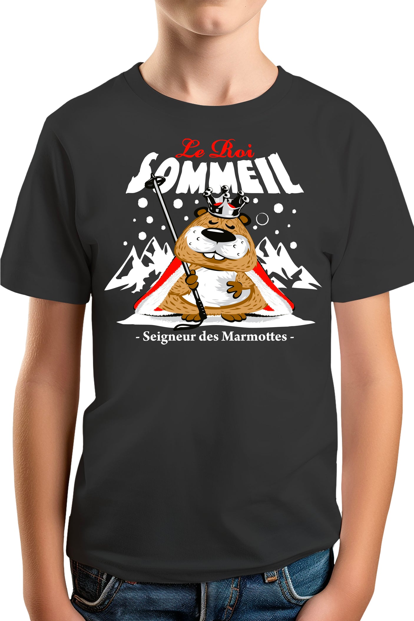 Tee-Shirt Garçon Le seigneur des marmottes