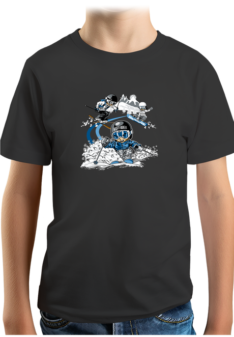 T-Shirt Garçon 3 garçons ski et surf