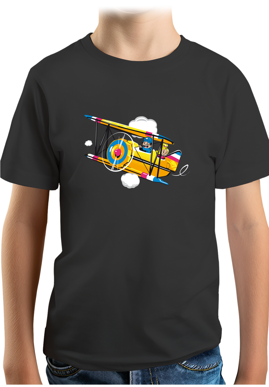 T-Shirt Garçon Balade En Avion