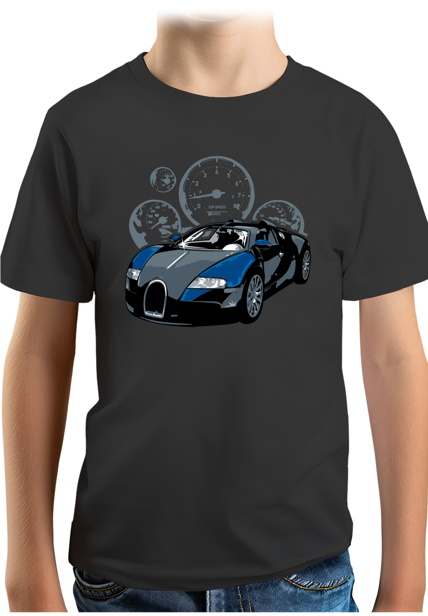T-Shirt Garçon Voiture Top Speed Bug