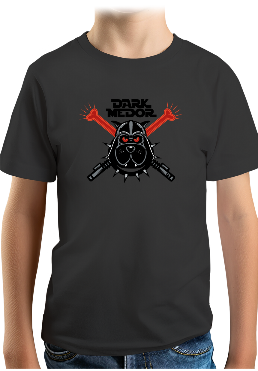 T-Shirt Garçon Chien Dark Medor