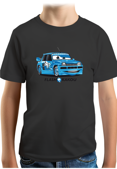 T-Shirt Garçon Voiture Marseillaise flash kakou