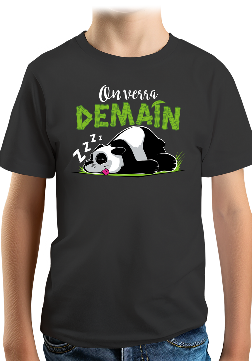 T-Shirt Garçon On verra demain