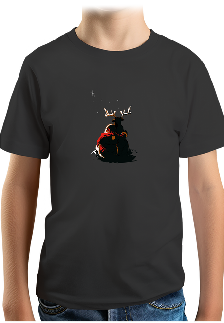 T-Shirt Garçon Renne De Noël