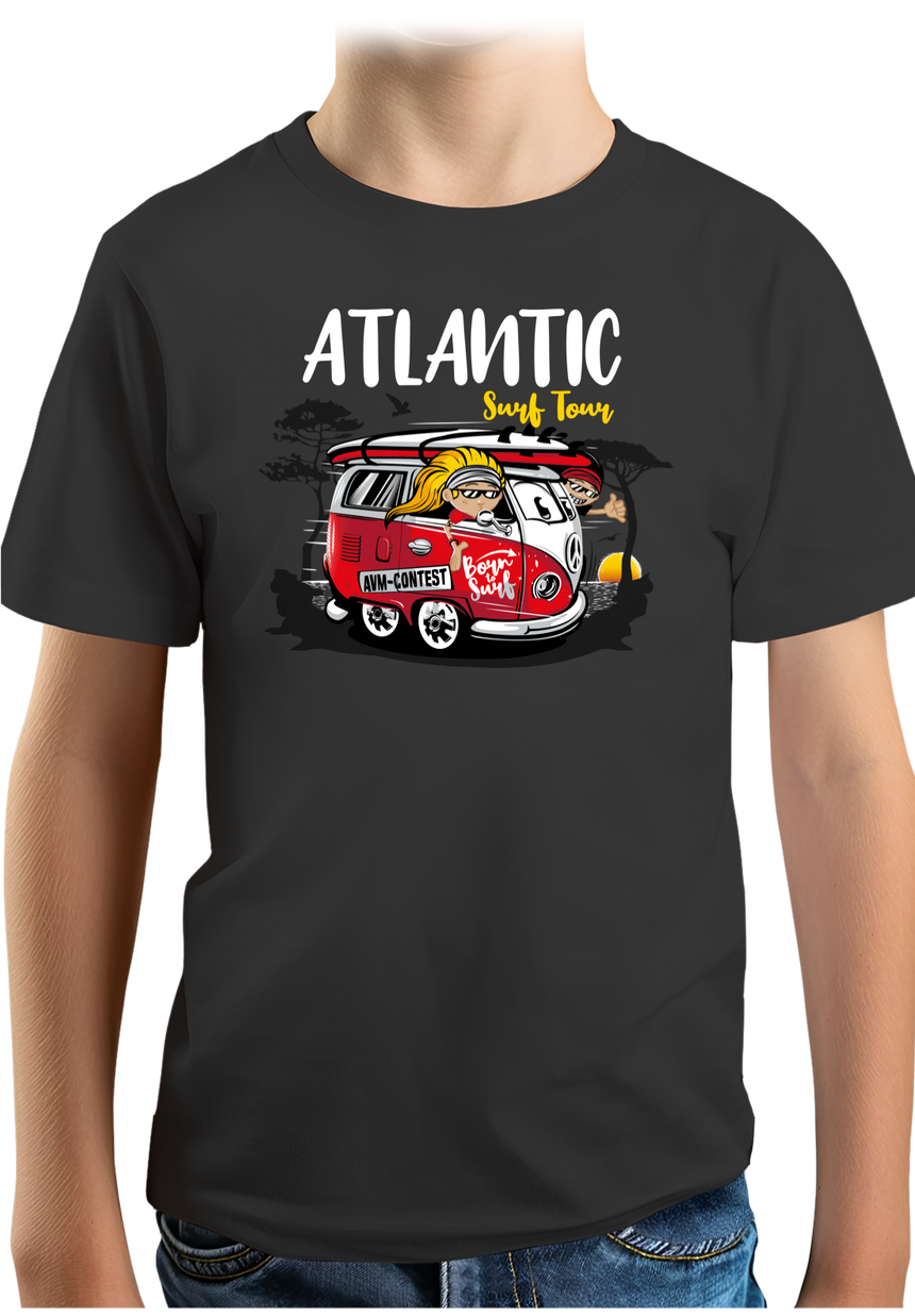 T-Shirt Garçon Le van des surfeurs