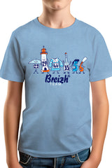 T-Shirt Garçon Breizh team département