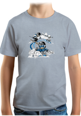 T-Shirt Garçon 3 garçons ski et surf