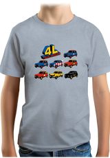 Tee-Shirt Garçon 4L Team super heroes