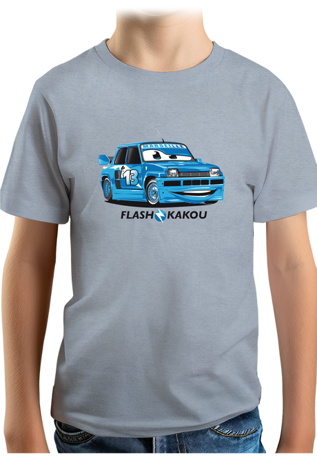T-Shirt Garçon Voiture Marseillaise flash kakou