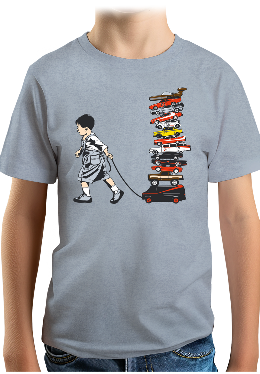 T-Shirt Garçon La Collection de voitures via les séries télé