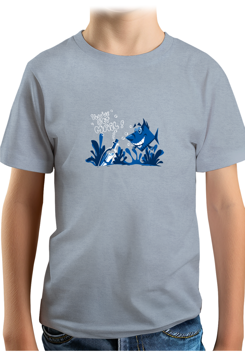 T-Shirt Garçon Bouteille à la mer poisson
