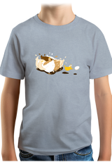 T-Shirt Garçon Poule et poussin qui jouent au rugby