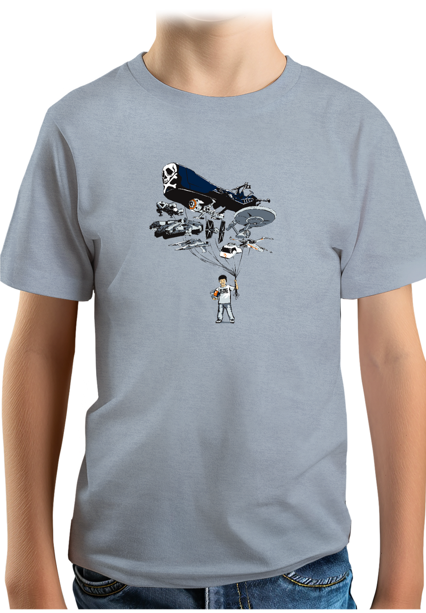 T-Shirt Garçon La collection de vaisseaux