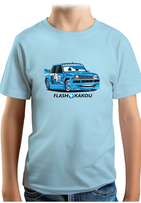 T-Shirt Garçon Voiture Marseillaise flash kakou