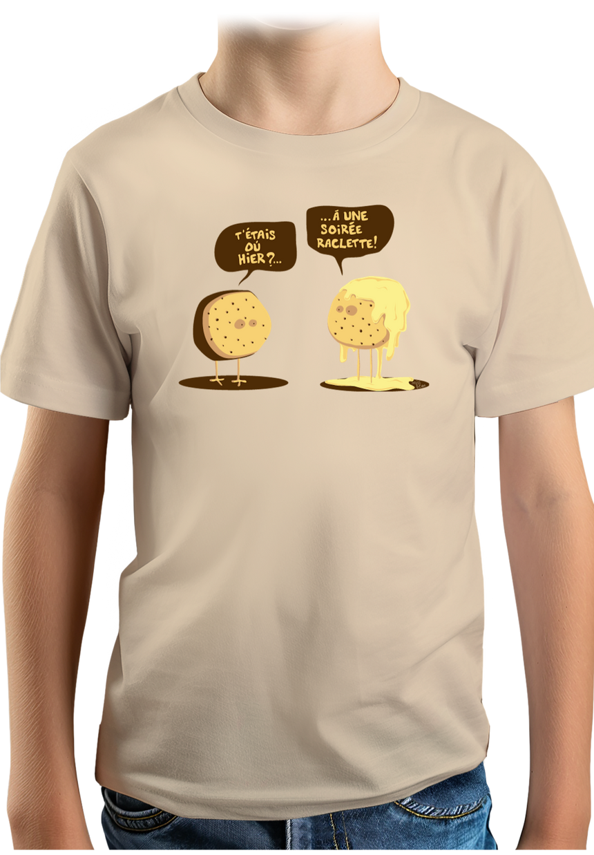 T-Shirt Garçon Raclette party